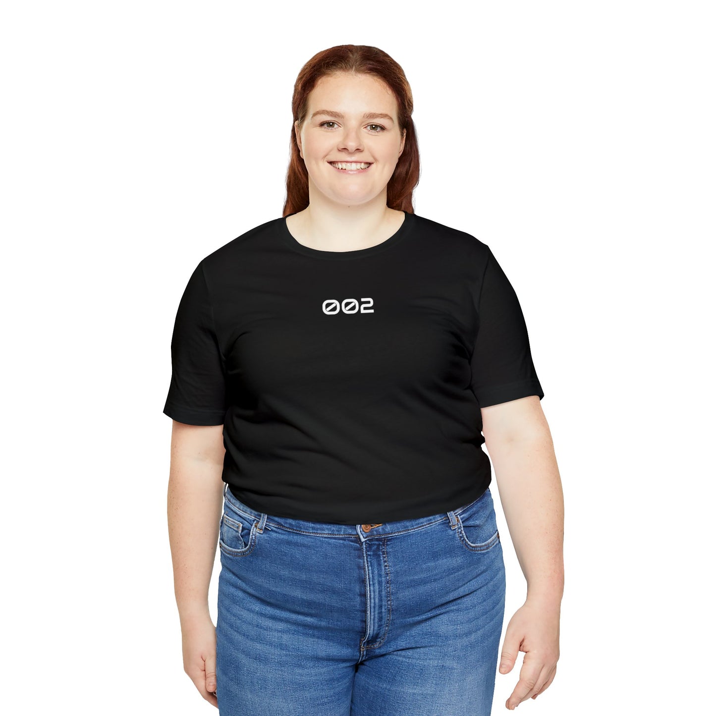 Number Tagged Black Tees | 002