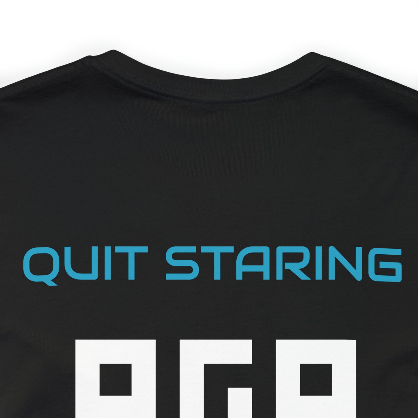 Quit Staring, Start Scanning | QR Code | T-Shirt