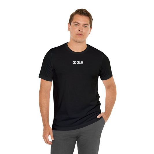 Number Tagged Black Tees | 002